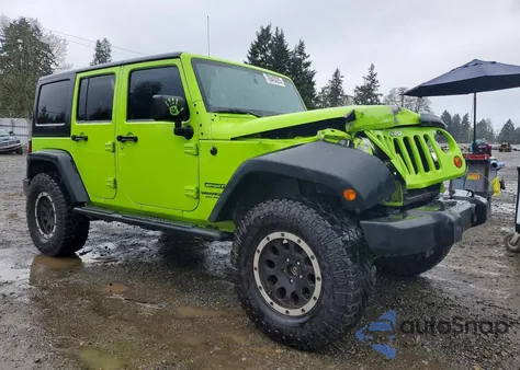 2012 Jeep Wrangler Unlimited Sport из США, поврежденный, VIN 1C4BJWDG7CL271186